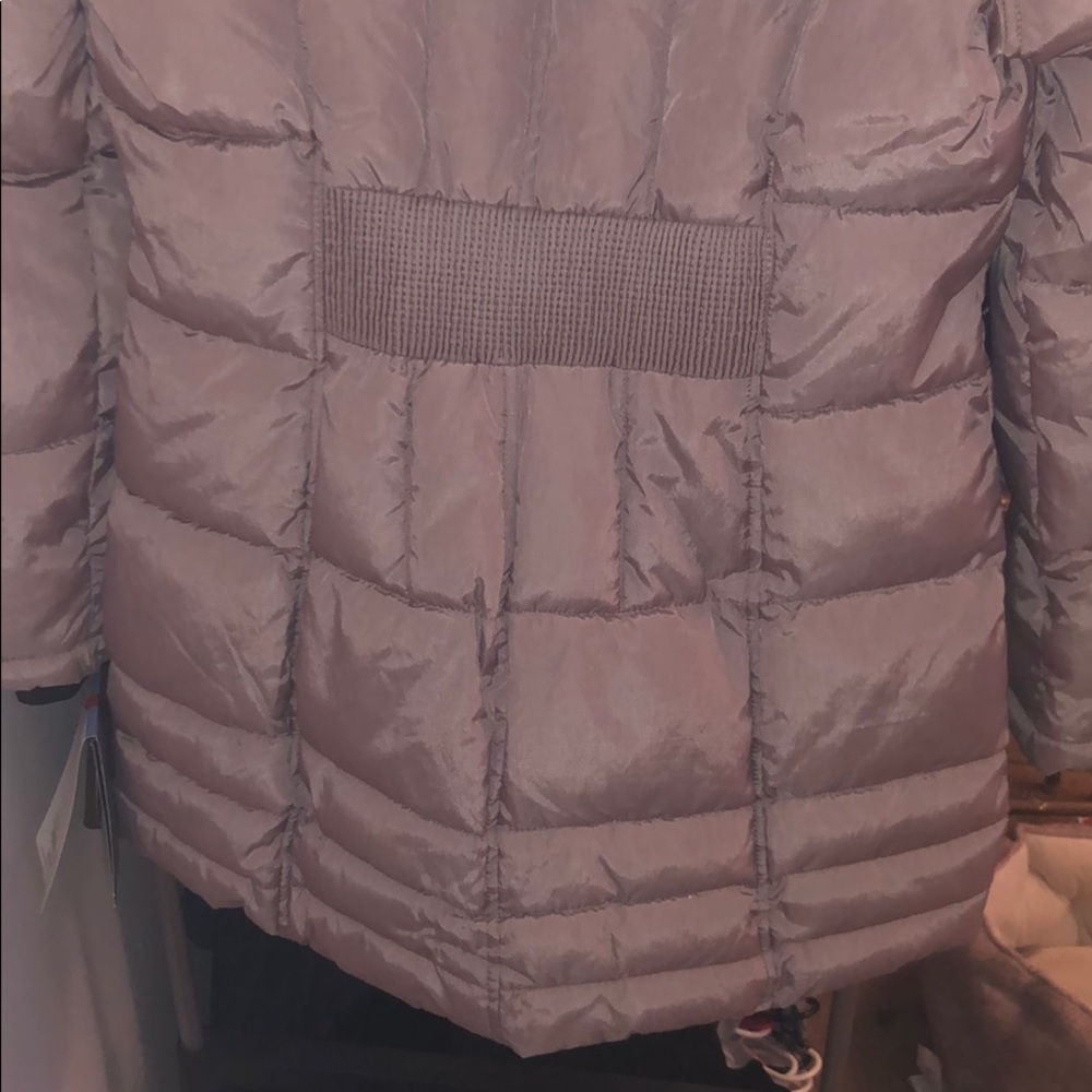 NWT Women’s HFX Faux Fur Lilac Puffer Coat - - Picture 13 of 16